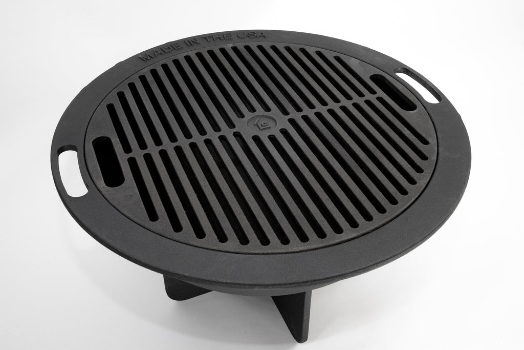 Little Cabin Fire Pit & Grill - made in USA